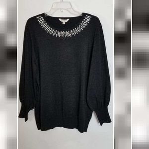 ❤️ Terra & Sky Women Embellished Knit Sweater